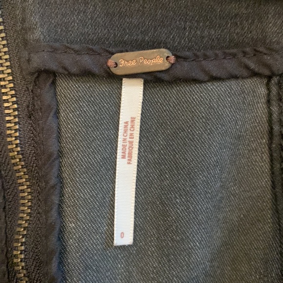 Free People Modern Femme Skirt in black and gray size 0! - Picture 4 of 4